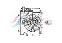 Fan, radiator TO7553 Ava Quality Cooling
