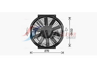 Fan, radiator UV7506 Ava Quality Cooling