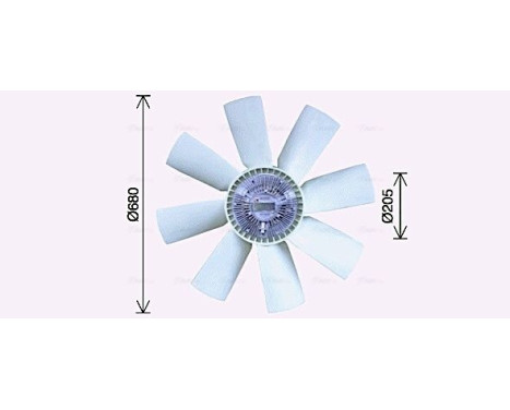 Fan, radiator VLF095 Ava Quality Cooling