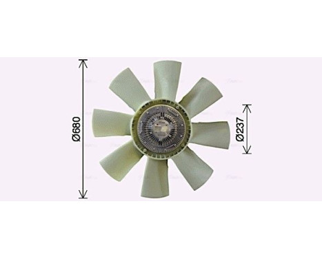 Fan, radiator VLF110 Ava Quality Cooling