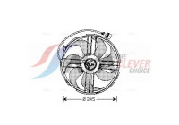 Fan, radiator VN7512 Ava Quality Cooling
