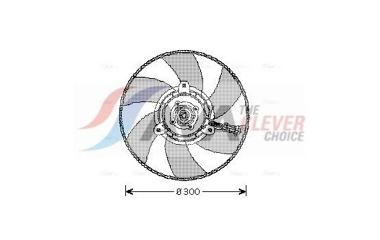 Fan, radiator VN7517 Ava Quality Cooling
