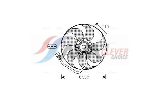 Fan, radiator VN7521 Ava Quality Cooling