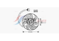 Fan, radiator VN7522 Ava Quality Cooling