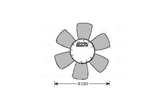 Fan, radiator VN7524 Ava Quality Cooling