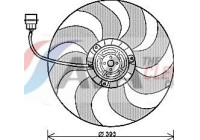 Fan, radiator VN7526 Ava Quality Cooling