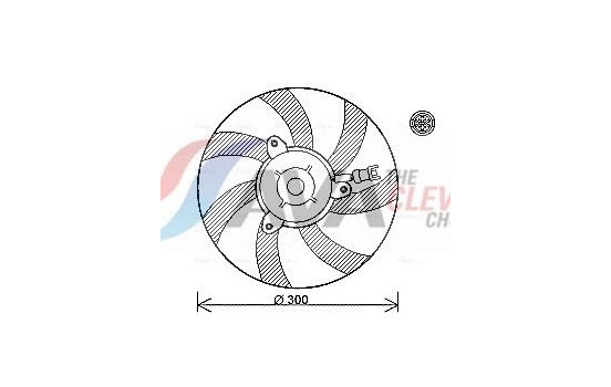 Fan, radiator VN7527 Ava Quality Cooling
