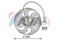 Fan, radiator VN7533 Ava Quality Cooling