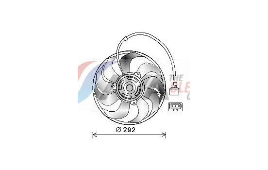 Fan, radiator VN7533 Ava Quality Cooling