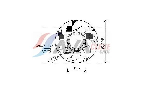 Fan, radiator VN7535 Ava Quality Cooling