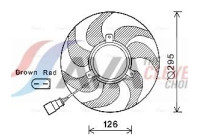 Fan, radiator VN7536 Ava Quality Cooling