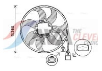 Fan, radiator VN7537 Ava Quality Cooling
