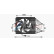 Fan, radiator VN7545 Ava Quality Cooling, Thumbnail 2