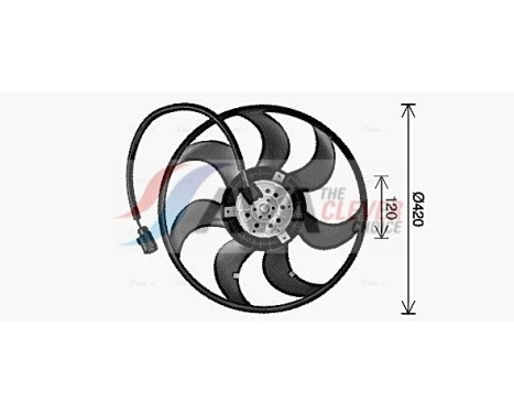 Fan, radiator VN7547 Ava Quality Cooling, Image 2
