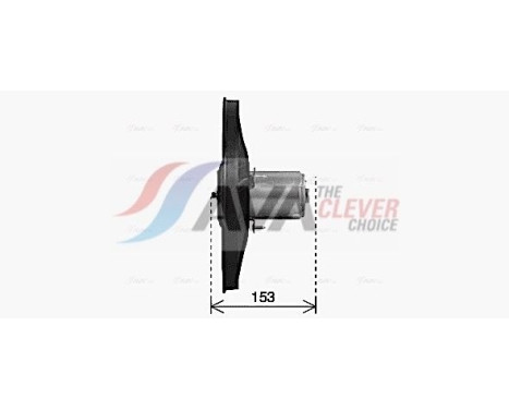 Fan, radiator VN7550 Ava Quality Cooling