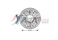 Fan, radiator VO7507 Ava Quality Cooling