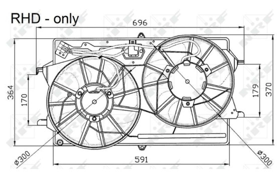 Fan, radiator