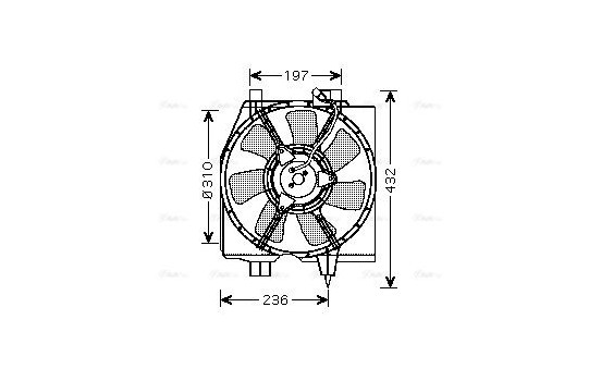 Fan, radiator