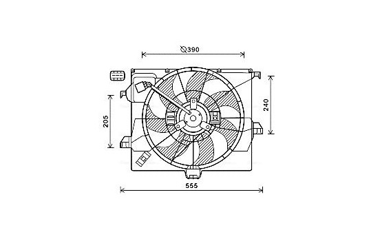 Fan, radiator