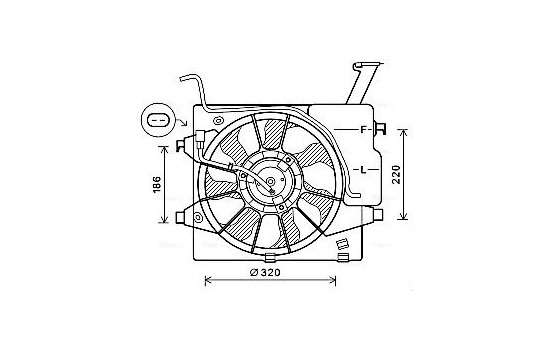 Fan, radiator