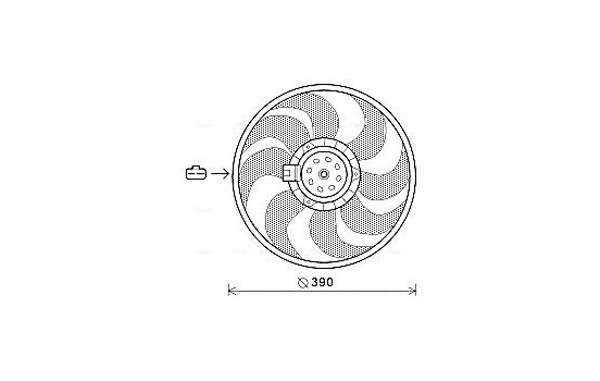 Fan, radiator