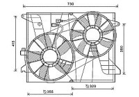 Fan, radiator