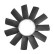 Fan Wheel, engine cooling 0639743 International Radiators, Thumbnail 2