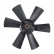 Fan Wheel, engine cooling 17852 FEBI