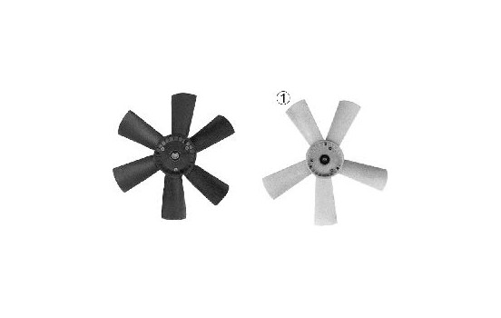 Fan Wheel, engine cooling 3022741 International Radiators, Image 2