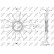 Fan Wheel, engine cooling 49830 NRF, Thumbnail 2