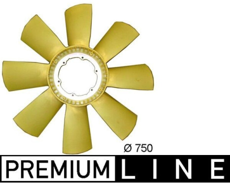 Fan Wheel, engine cooling BEHR *** PREMIUM LINE *** CFW 69 000P Mahle, Image 2