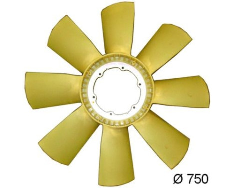 Fan Wheel, engine cooling BEHR *** PREMIUM LINE *** CFW 69 000P Mahle, Image 3