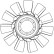 Fan Wheel, engine cooling BEHR *** PREMIUM LINE *** CFW 82 000P Mahle, Thumbnail 3