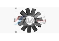Fan Wheel, engine cooling BWB590 Ava Quality Cooling