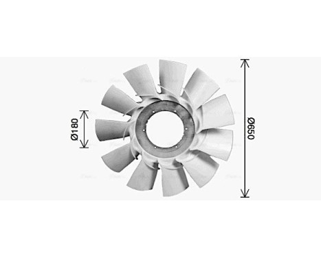 Fan Wheel, engine cooling REB149 Ava Quality Cooling