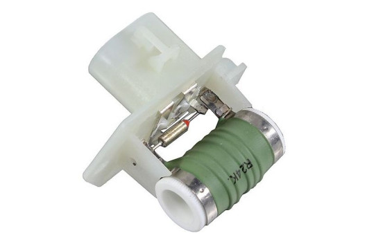 Series resistor, electric motor (radiator fan)