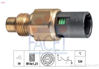 Temperature Switch, coolant warning lamp Made in Italy - OE Equivalent 7.4048 Facet
