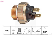 Temperature Switch, radiator fan Made in Italy - OE Equivalent 1.850.004 EPS Facet