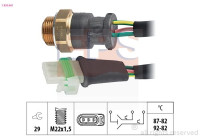 Temperature Switch, radiator fan Made in Italy - OE Equivalent 1.850.661 EPS Facet