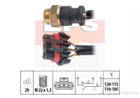 Temperature Switch, radiator fan Made in Italy - OE Equivalent 1.850.703 EPS Facet