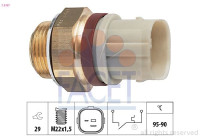 Temperature Switch, radiator fan Made in Italy - OE Equivalent 7.5197 Facet