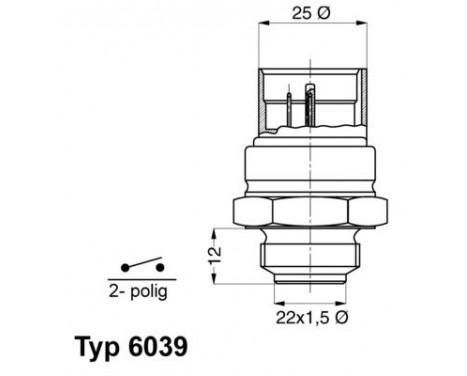 Temperature Switch, radiator fan