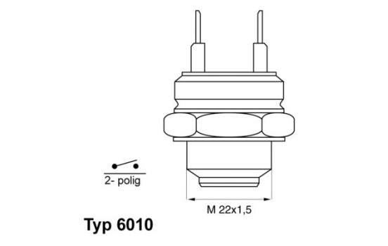 Temperature Switch, radiator fan