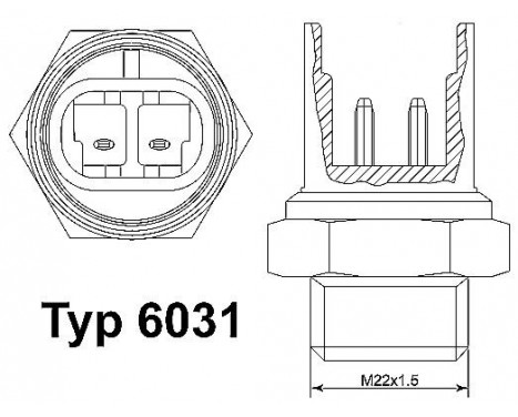 Temperature Switch, radiator fan