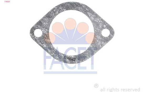 Gasket, thermostat Made in Italy - OE Equivalent 7.9531 Facet