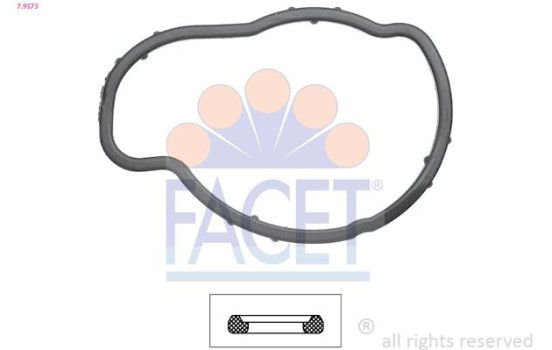 Gasket, thermostat Made in Italy - OE Equivalent 7.9573 Facet