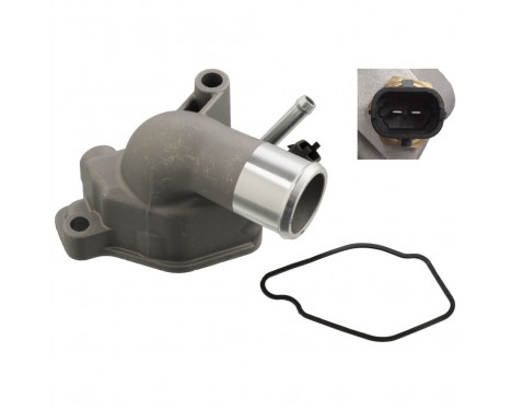 Thermostat, coolant 103708 FEBI