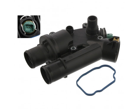 Thermostat, coolant 36037 FEBI