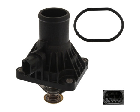 Thermostat, coolant 39161 FEBI