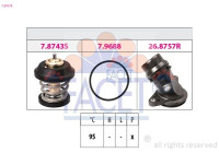 Thermostat, coolant 7.8757K Facet